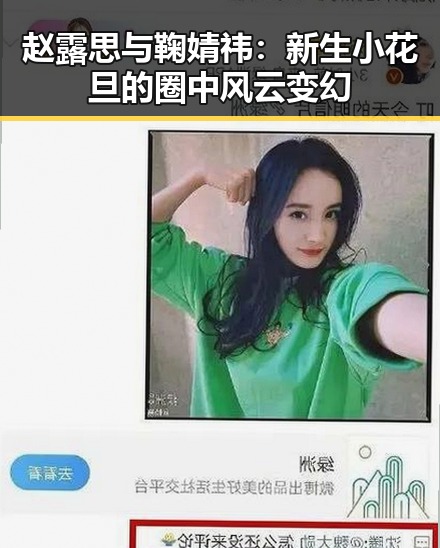 赵露思与鞠婧祎:新生小花旦的圈中风云变幻